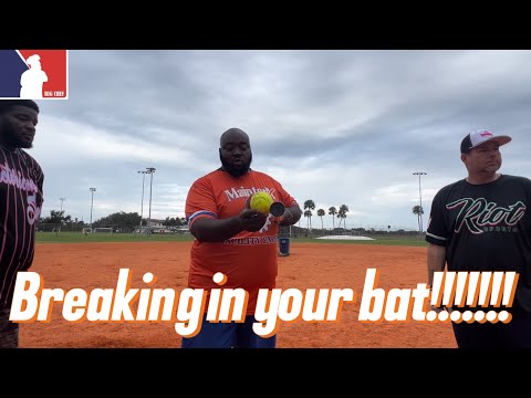 HOW TO BREAK IN YOUR BAT EVENLY