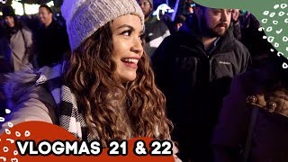 Christmas Zoo Lights, shopping, and Dad's Birthday | Vlogmas 21 & 22