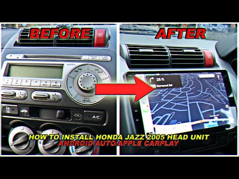 HOW TO INSTALL HONDA JAZZ ANDROID HEAD UNIT *INSANE TRANSFORMATION*