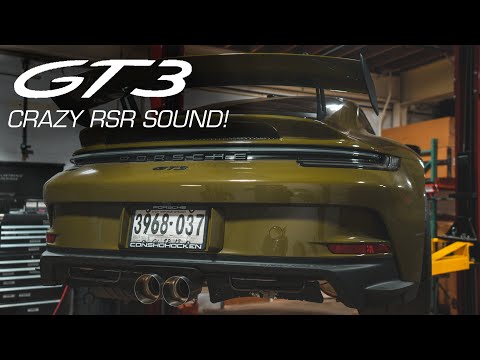 Porsche 992 GT3 with Valvetronic Designs Stainless Exhaust System + 200 Cell Headers