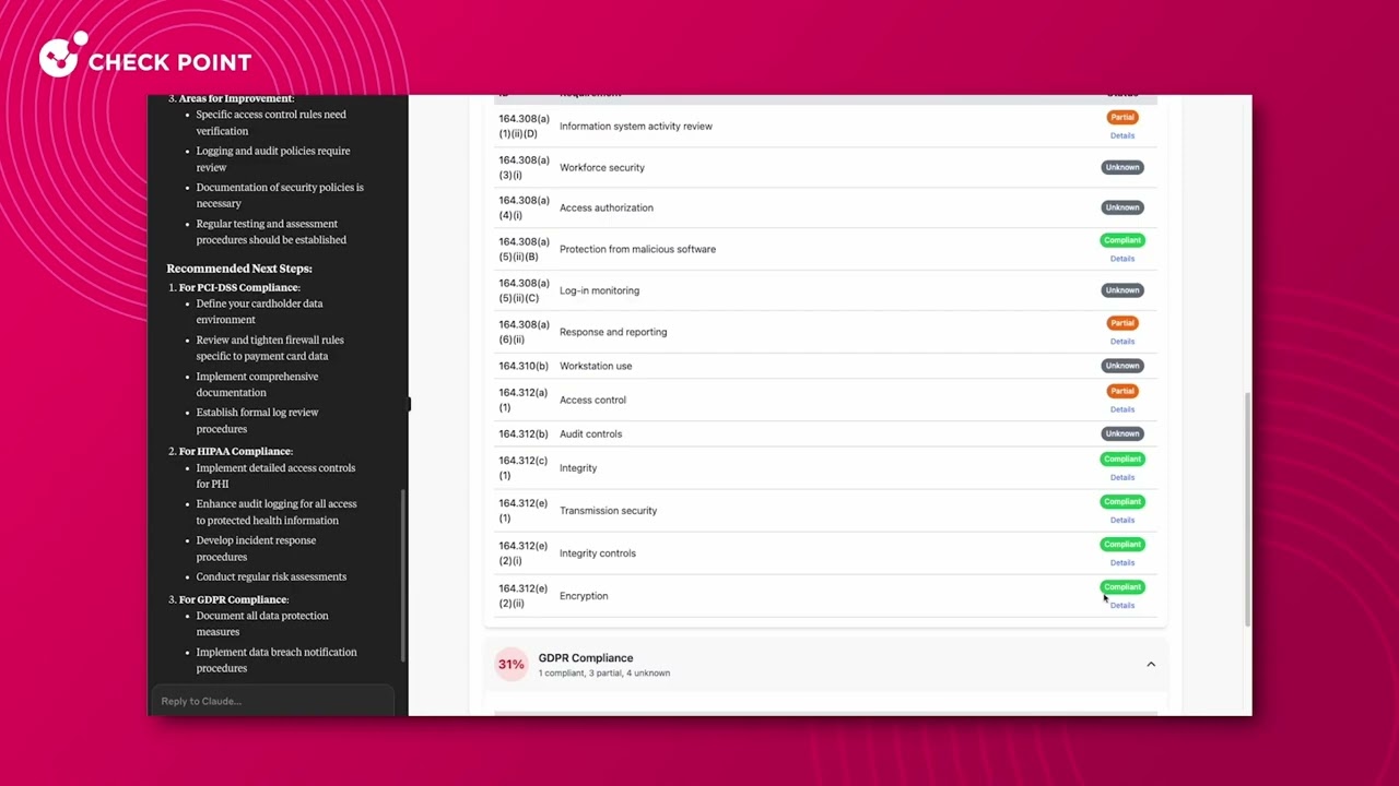 Check Point MCP Management Demo