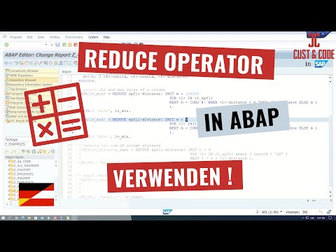 REDUCE Operator - in ABAP verwenden [7.50] [deutsch]
