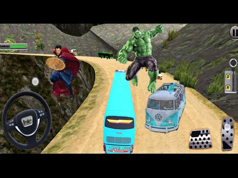 Crazy Uphill Bus Driver Sim 3D | Bus Simulator Games For Android l Best bus driving games on android