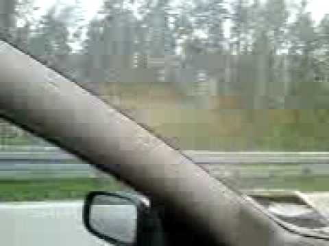 A18 E36 highway in Poland - Travelling east to west