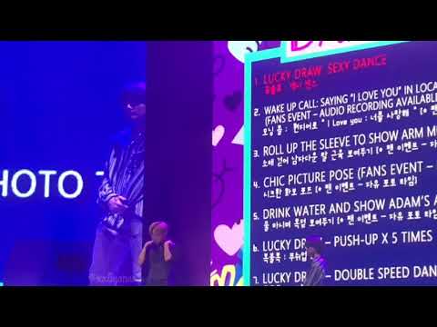 190921 Kang Daniel FM in KL - Sexy Dance Part 2