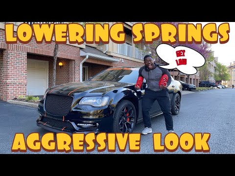 2019 CHRYSLER 300s LOWERING SPRINGS/ MORE AGGRESSIVE SRT LOOK!
