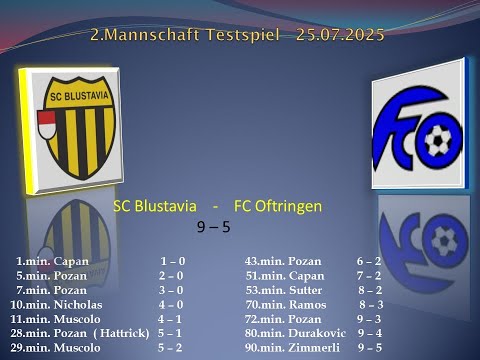 2.Mannschaft Testspiel SC Blustavia - FC Oftringen