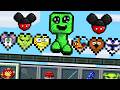 Minecraft But There S Cartoon Hearts