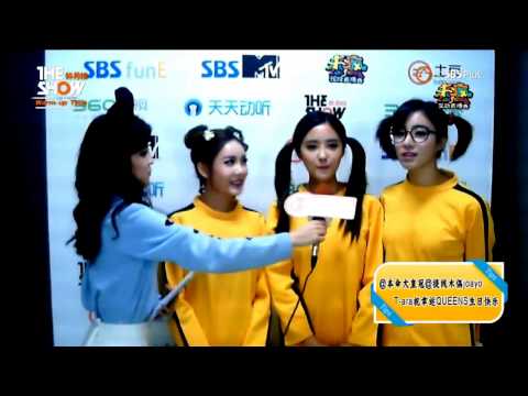 141125 T-ara (티아라) Warm up Time CUT @ THE SHOW