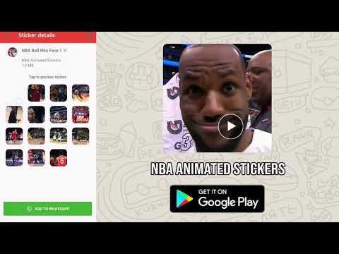 NBA Animated Stickers (WA) video thumbnail