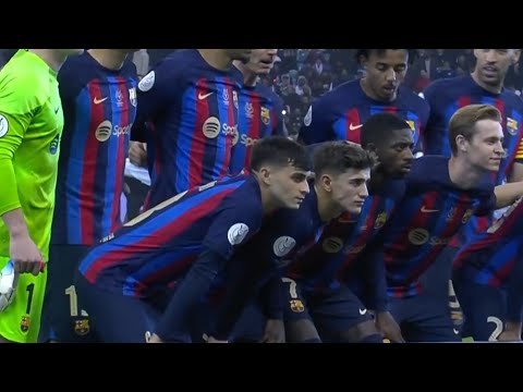 Except for GAVI's goal، Highlights of Barcelona against Real Madrid--Spanish Super Cup final