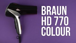 Braun Satin Hair 7 Colour Dryer HD 770 - відео 4