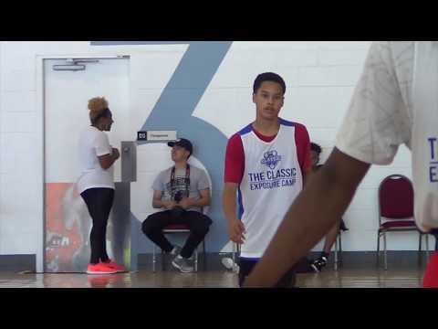 2002 born Canadian Point Guard Joshua Bascoe In Top 20 Game at the Clas6ic Exposure Camp