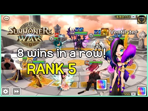 Summoners War RTA Rank 5! Gany, Hathor and Ld nat 5 gives you the wins! - Summoners War