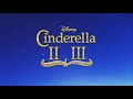 Cinderella II Dreams Come True Cinderella III A Twist In Time Two Disc DVD Collection Dutch