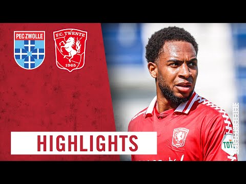 MANFRED trefzeker op aangeven CLEONISE | PEC Zwolle - FC Twente | Highlights (14-04-2022)