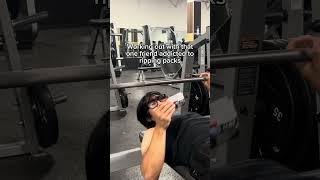 Yo where’d my spotter go 🤨 #pokemon #pokemoncards #gym #gymshorts