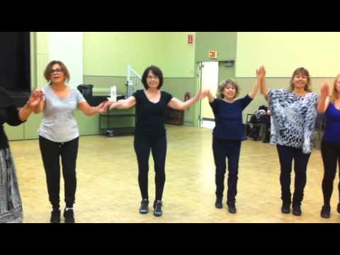 Israeli Folk Dancing at YM-YWHA Montreal