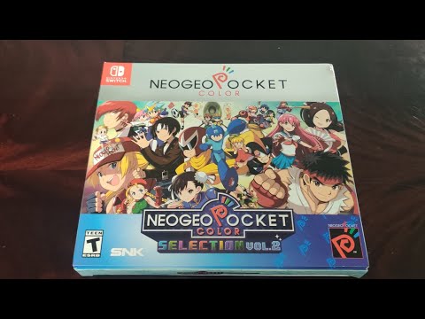 Neogeo Pocket Color Selection Vol 2 Collector Edition Nintendo Switch Unboxing Video