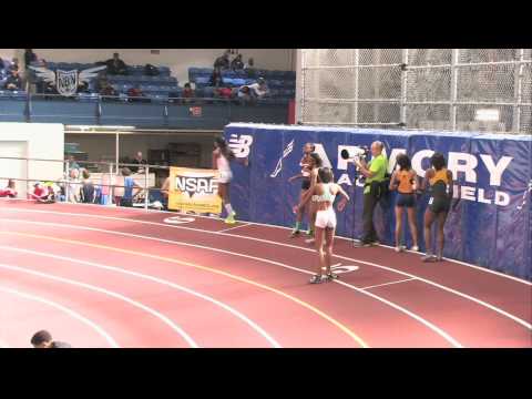 Girls 60m Hurdles Heat 1 - New Balance Nationals Indoor 2013