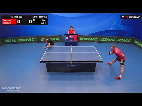 13:40 Damian Wojdyla 3 : 0  Piotr Sudol 27.07.2023 | TT Euro.Cup Poland Star.