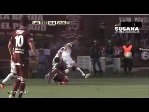 Gol de Martin Cauteruccio - Lanus 2 x 1 San Lorenzo - Fecha 14 - Liga Argentina