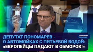 ДЕПУТАТ ПОНОМАРЕВ - О АВТОМОЙКАХ С ПИТЬЕВОЙ ВОДОЙ: "ЕВРОПЕЙЦЫ ПАДАЮТ В ОБМОРОК!»