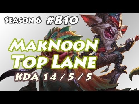 Maknoon is back! Kled vs Gangplank  KR LOL Master