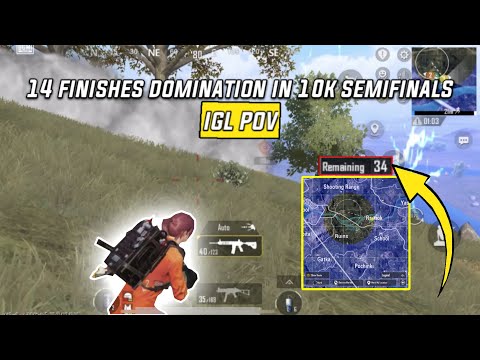 14 Finishes Domination In 10k Tournament | iPhone 12 competitive gameplay |Bgmi competitive gameplay