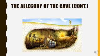 Allegory of the cave   with audio