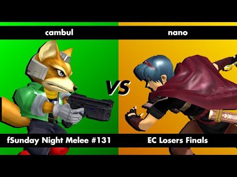 cambul ( Fox ) vs nano ( Marth ) - [ EC Losers Finals ]