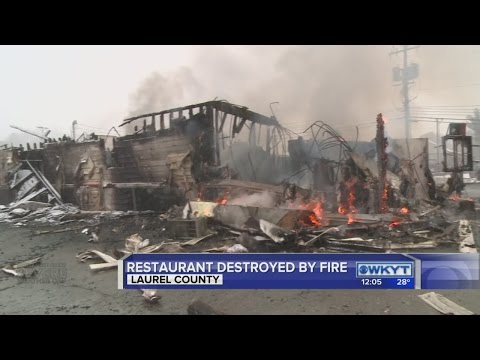 Fire destroys London fast-food restaurant