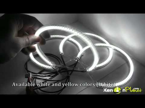 BMW SMD LED Angel Eyes Halo Rings Kit E36 E46 M3 E38 E39 E53 X5 E46 Facelift
