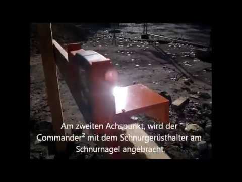 Nedo Baulaser Primus 2 HVA Schnurgerüst Anwendung