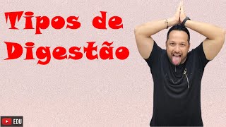 Tipos de Digestão - Intracelular, Extracelular e Extracorpórea - Sistema Digestório - Fisiologia