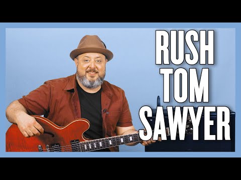 Rush Tom Sawyer Guitar Lesson + Tutorial