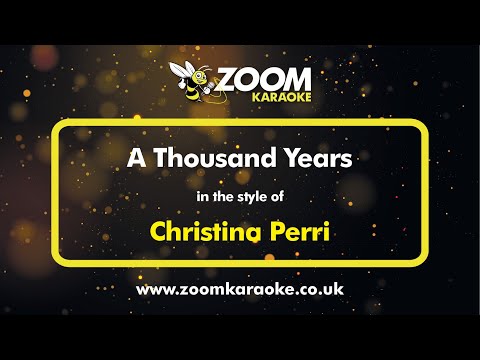 Christina Perri - A Thousand Years - Karaoke Version from Zoom Karaoke