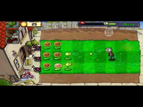 Level-03  Day  Plants vs. Zombies FREE  Adventure-01  Game