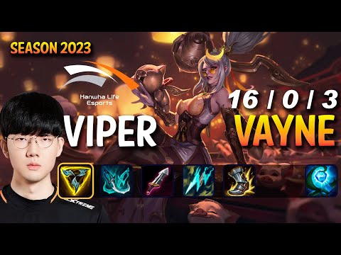 HLE Viper VAYNE vs KAI'SA ADC - Patch 13.13 KR Ranked