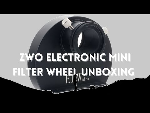Unboxing of ZWO Electronic Mini Filter Wheel and Filter Installation