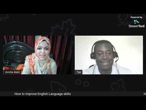 Improve English language skills with teacher Amrita Alam Sandhy and Tye| Online English Classroom|