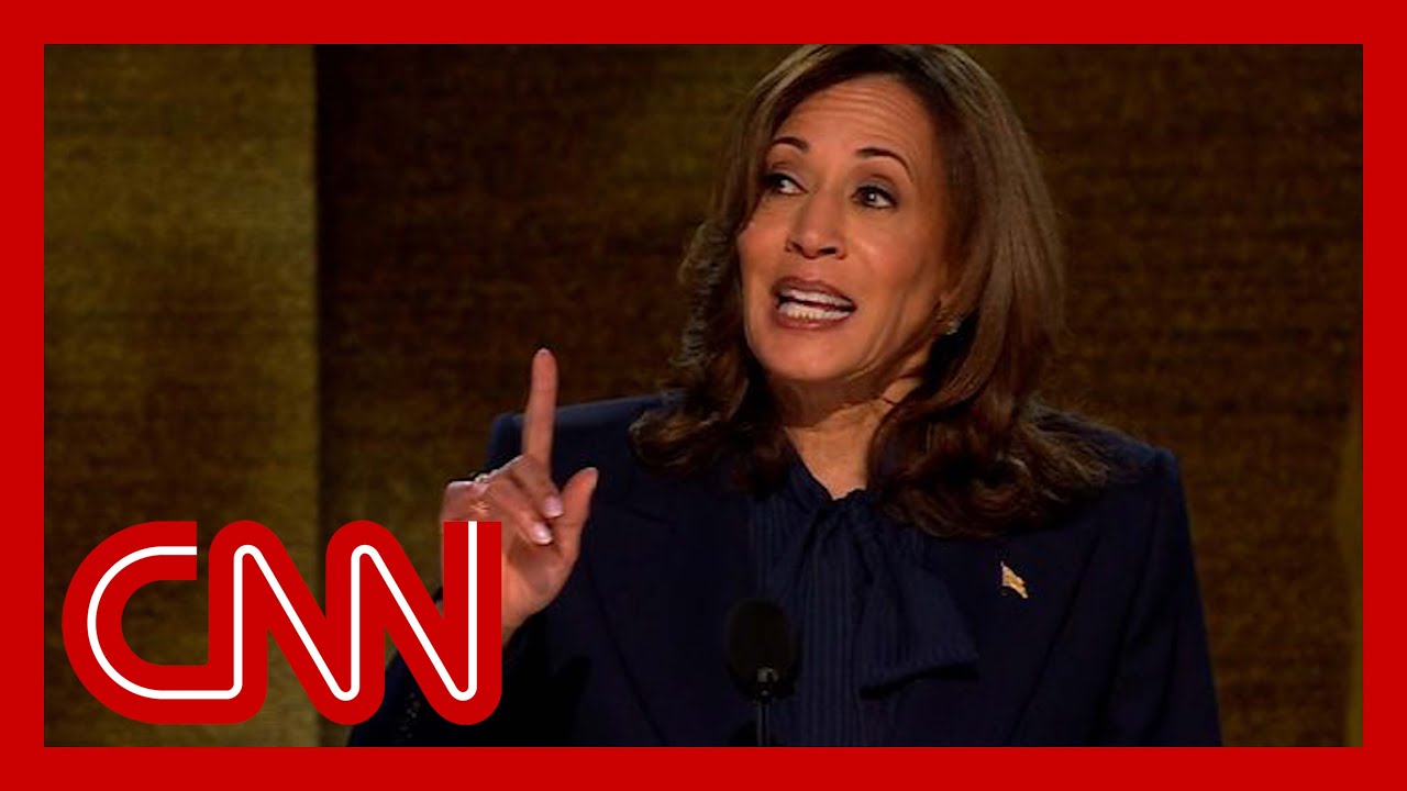Kamala Harris asks DNC crowd to ‘consider’ consequences of another Trump presidency