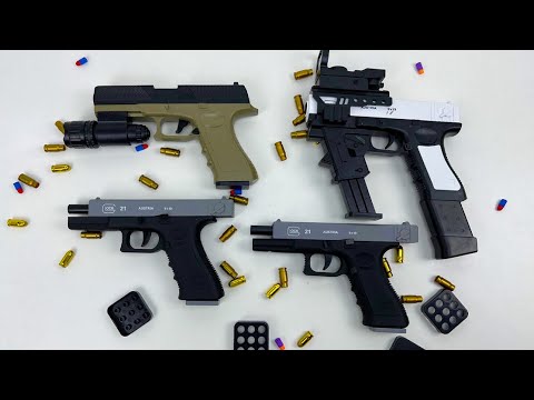 Toys Gun show Realistic Glock 17 Glock 21 Shell Ejecting Toys Pistol