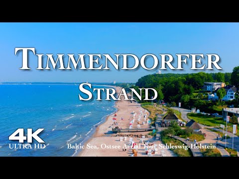 Lübeck TIMMENDORFER STRAND 🇩🇪 Drone Aerial 4K Drohne Ostsee Scharbeutz Germany Deutschland