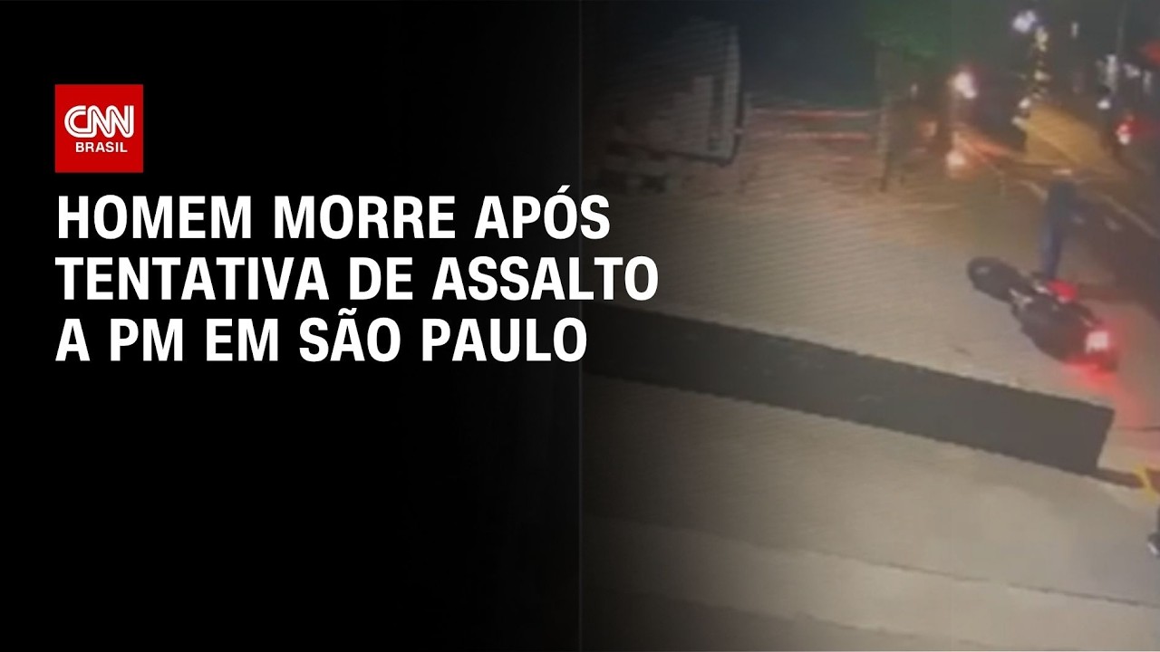 Homem é baleado em tentativa de assalto a PM na zona Sul de São Paulo | CNN 360º