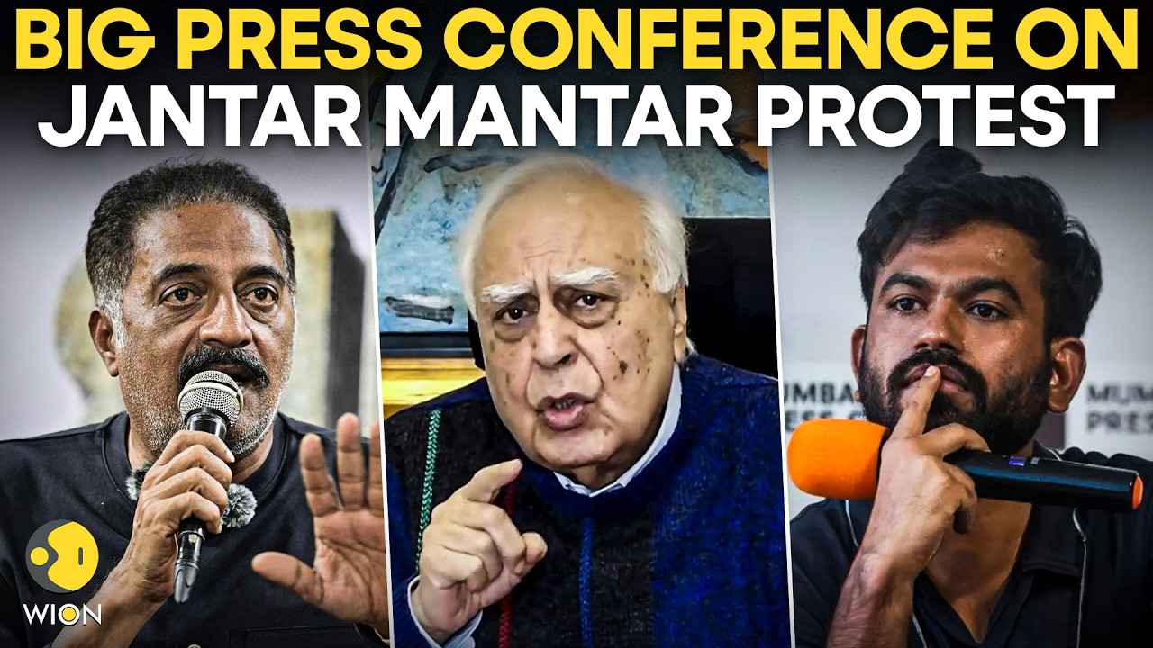 CJP Protests LIVE: Abhijeet Dipke, Kapil Sibal, Actor Prakash Raj, Hold Joint Presser In Delhi |WION