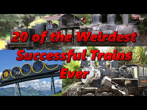 20 of the Weirdest Successful Trains Ever | History in the Dark