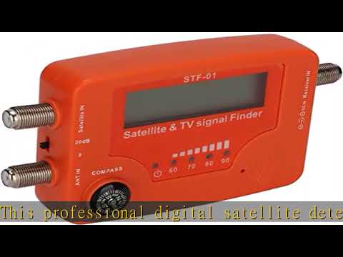 Shanrya Satellite TV Signal Finder, Digital Satellite Signal Meter Accurate Quicker Tuning with LCD