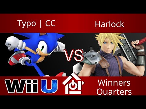 Battle & Brew 8/27/17 - Typo | CC (Sonic) vs Harlock (Cloud) - Smash 4 Winners Quarters