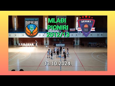 OKK PARAĆIN-KK ZENIT 035 40-29 Mlađi pioniri 2012/13 godište